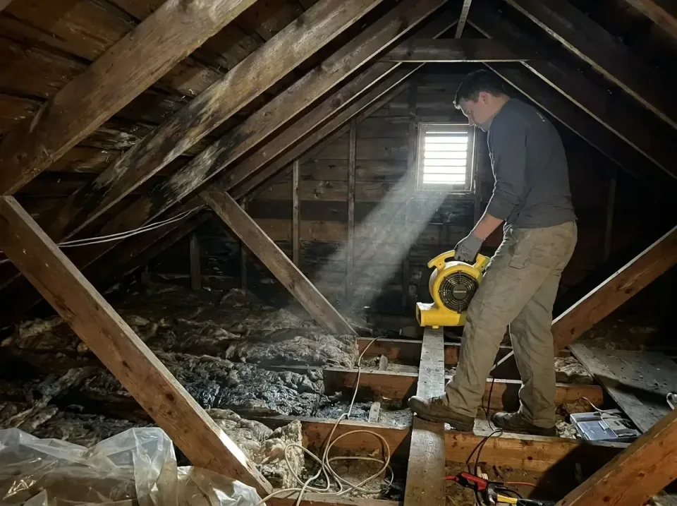 attic-water-damage-drying-proc-007 — frequently asked questions, Emergency Water Extraction & 24/7 Flood Response in Lowell,…